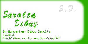 sarolta dibuz business card